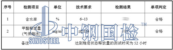 木質(zhì)構(gòu)件檢測項目結(jié)果