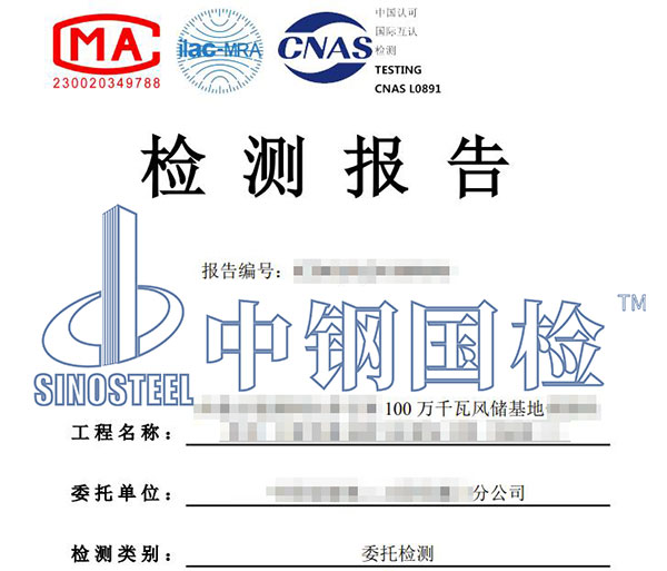 風(fēng)電項目檢測報告